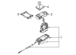 Diagram for Volkswagen Tiguan Automatic Transmission Shift Levers - 5QH-713-025-AG