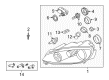 Diagram for Volkswagen Jetta Headlight - 5K0-941-005-D