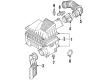 Diagram for Volkswagen Jetta Air Filter - 191-129-620
