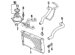Diagram for Volkswagen Golf Oil Cooler Hose - 1H0-121-051-M