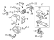 Diagram for Volkswagen Rabbit Air Duct - 1K0-864-255-C