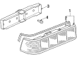 Diagram for Volkswagen Tail Light Lens - 533-945-112-B