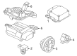 Diagram for Volkswagen ID. Buzz Air Bag Control Module - 4M0-959-339-B-07L