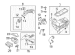 Diagram for Volkswagen Vehicle Speed Sensor - 09M-927-321-B