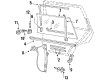 Diagram for Volkswagen Jetta Exterior Door Handle - 191-837-207