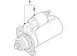 Diagram for Volkswagen Jetta Starter Drive Gear - 02M-911-335-B