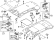 Diagram for Volkswagen Interior Light Bulb - N-017-726-2
