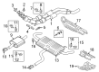 Diagram for Volkswagen Atlas Exhaust Pipe - 3QF-254-500-KX