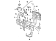 Diagram for Volkswagen Jetta Air Deflector - 191-121-294-A