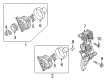 Diagram for Volkswagen Alternator Pulley - 07K-903-119-E