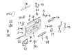 Diagram for Volkswagen Rabbit Door Moldings - 1K3-867-440-B-8B4