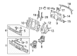 Diagram for Volkswagen Eos Rear Crossmember - 1Q0-813-623