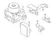 Diagram for Volkswagen Beetle Brake Controller - 1C0-907-375-M