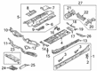 Diagram for Volkswagen Tiguan Exhaust Heat Shield - 5Q0-825-230-J