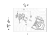 Diagram for Volkswagen Rabbit Back Up Light - 1K6-945-096-A