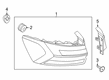 Diagram for Volkswagen Jetta Back Up Light - 17A-945-095-B
