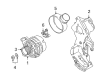Diagram for Volkswagen Alternator Pulley - 038-903-119