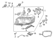 Diagram for Volkswagen Light Socket - 5C5-953-053