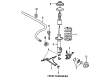 Diagram for Volkswagen Jetta Strut Housing - 1J0-413-031-T