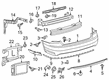 Diagram for Volkswagen Passat Bumper Cover - 561-807-421-K-GRU