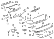 Diagram for Volkswagen Touareg Bumper - 7P6-807-256-E