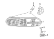 Diagram for Volkswagen Side Marker Light - 1C0-953-155-L
