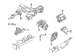 Diagram for Volkswagen Beetle Engine Mount - 1J0-199-851-N