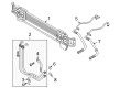 Diagram for Volkswagen Transmission Oil Cooler Hose - 3C0-317-801-E