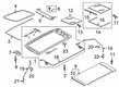 Diagram for Volkswagen Convertible Top Motor - 3CN-877-795
