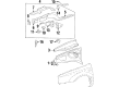 Diagram for Volkswagen Cabrio Frame Rail - 1H0-802-108