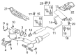 Diagram for Volkswagen Taos Exhaust Hanger - 5Q0-253-144-D