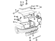 Diagram for Volkswagen Corrado Emblem - 357-853-675-B-QN5