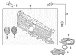 Diagram for Volkswagen Tiguan Limited Emblem - 561-853-600-ULM