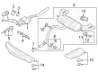Diagram for Volkswagen Golf R Exhaust Pipe - 5H6-253-181-BF
