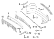 Diagram for Volkswagen Routan Bumper Cover - 7B0-807-417-A-GRU