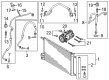 Diagram for Volkswagen A/C Condenser - 5Q0-816-411-BE