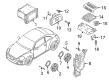 Diagram for Volkswagen Beetle Car Speakers - 5C5-035-591-9B9