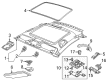 Diagram for Volkswagen Beetle Sun Visor - 5C5-857-551-BR-3H8