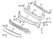 Diagram for Volkswagen Atlas Bumper - 3CN-805-903-D-GRU