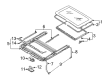 Diagram for Volkswagen Passat Sunroof - 4B0-877-071-P