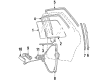 Diagram for Volkswagen Passat Rear Passenger Door Handle Latch - 8D0-839-015-D