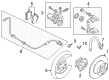 Diagram for Volkswagen Brake Caliper Repair Kit - 8E0-615-424