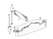 Diagram for Volkswagen Transmission Oil Cooler Hose - 7L6-317-801-A