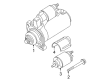 Diagram for Volkswagen Starter Solenoid - 012-911-287-A