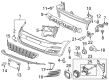 Diagram for Volkswagen Golf Bumper Cover - 5GM-807-217-H-GRU