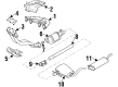 Diagram for Volkswagen Cabrio Exhaust Pipe - 1H0-253-203-B