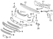 Diagram for Volkswagen Beetle Grille - 1C0-807-684-01C