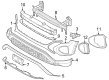 Diagram for Volkswagen Atlas Cross Sport Bumper - 3CM-805-901-C-9B9