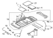 Diagram for Volkswagen Sunroof - 2GJ-877-056-A