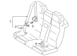 Diagram for Volkswagen Eos Seat Belt - 1Q0-857-806-A-UHQ